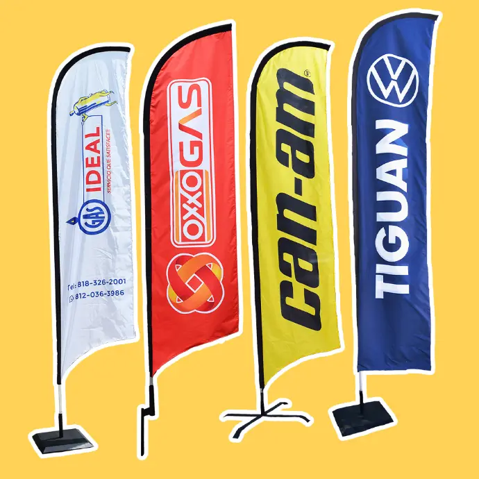 Banderas publicitarias personalizadas para negocios y eventos
